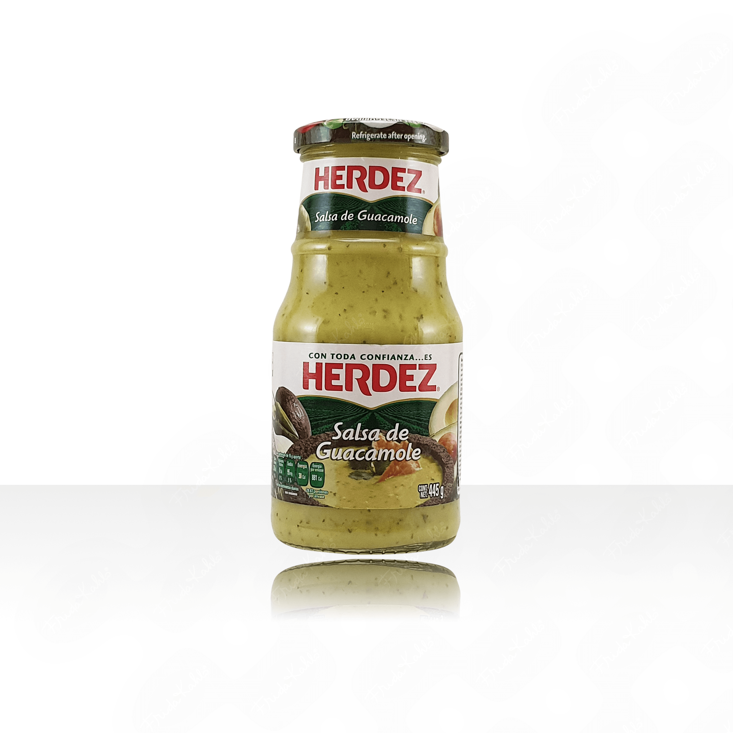 Herdez Salsa Guacamole Glass 445g